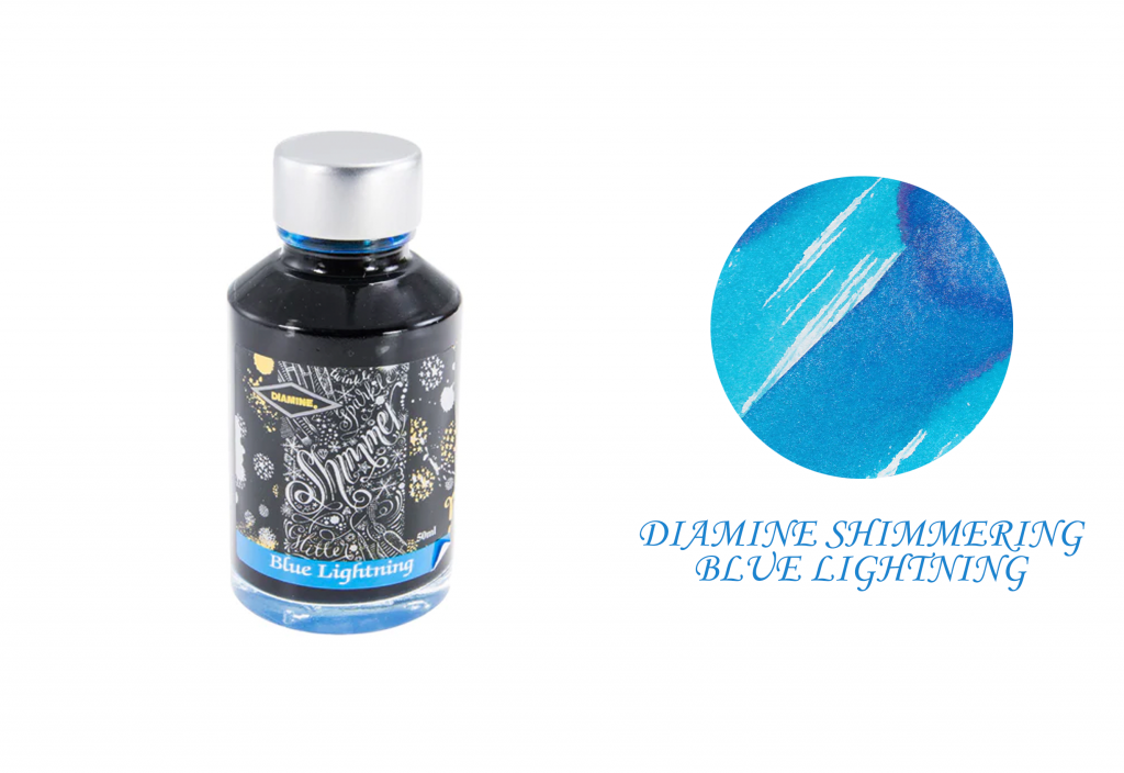 Diamine Shimmering Blue Lightning